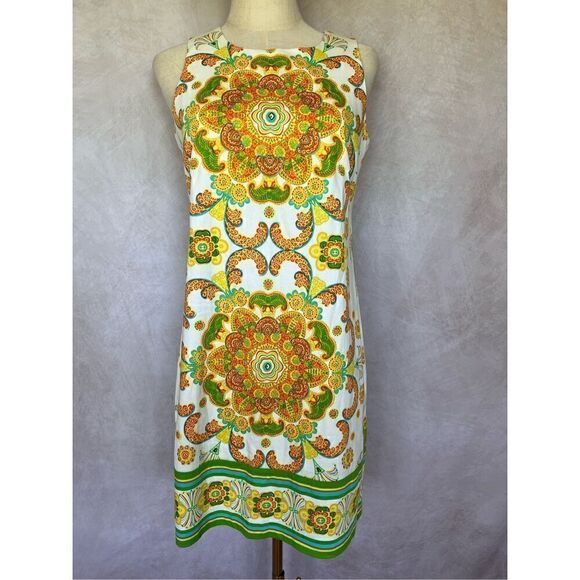 Psychedelic Shift Style Dress - Picture 1 of 4